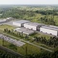 A simulated aerial view of the planned Kotka CAM production facility