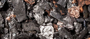 Crushed Li-ion batteries. Photo: Aalto University, Eren Öztekin.